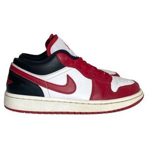 Nike Air Jordan 1 Low Black White Gym Red DC0774-160 Womens Sneakers Size 8